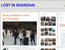 Tablet Screenshot of lostinshanghai.com